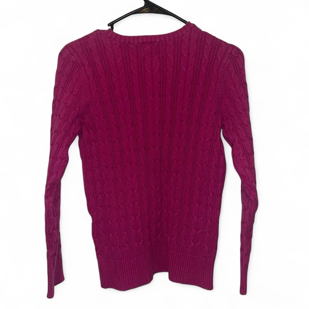 Vintage St. John's Bay Pink Cable Knit Sweater - Picture 5 of 6